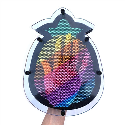 Pin and Play Pineapple pin Art
