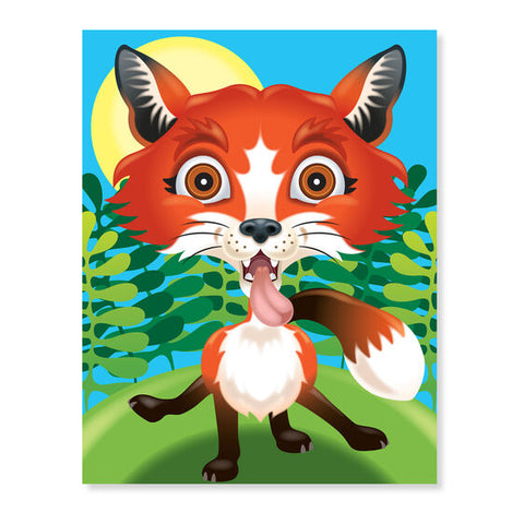 Make A Face Crazy Animal Stickers
