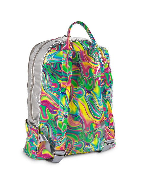 Silver Marble Backpack