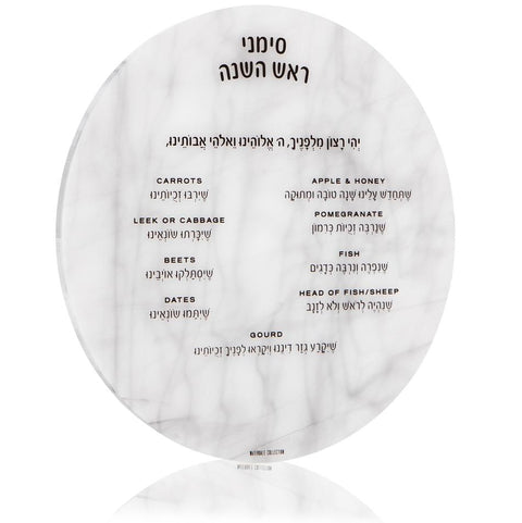 Round Simanim Card