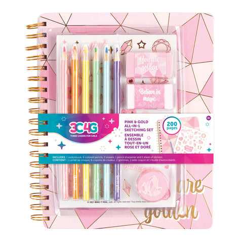 All in one sketching Pink