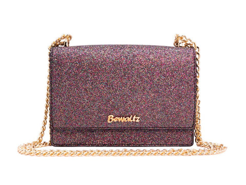 Black Glitter Crossbody