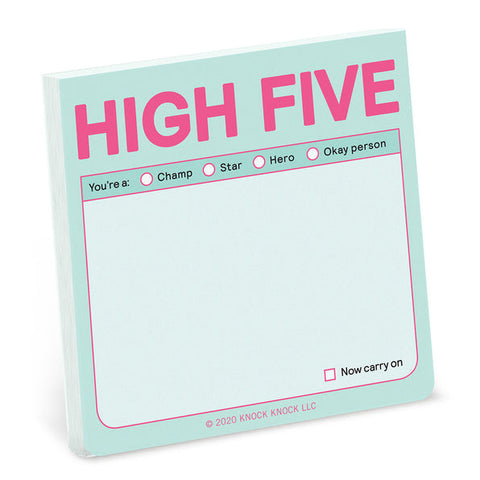 High Five Sticky Note