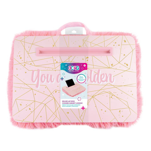 Pink and Gold Lap Desk