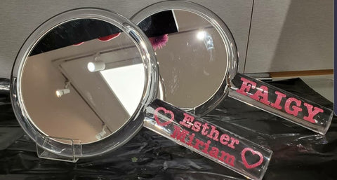 Hand Mirror on a Stand
