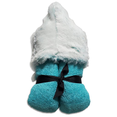 Baby Boy Minky Hooded Towel