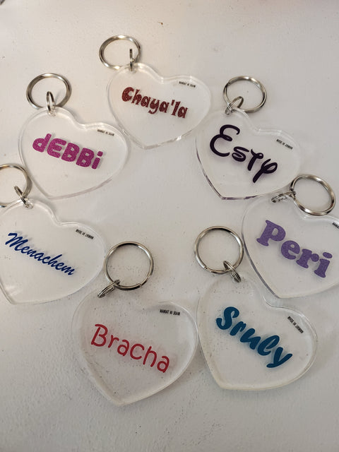 Acrylic Key Rings