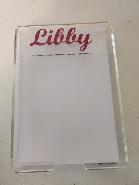 Acrylic Notepad