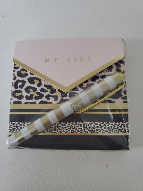Mini Note Pad W/ Pen