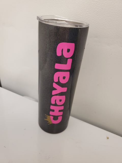 Thin Glitter Tumbler