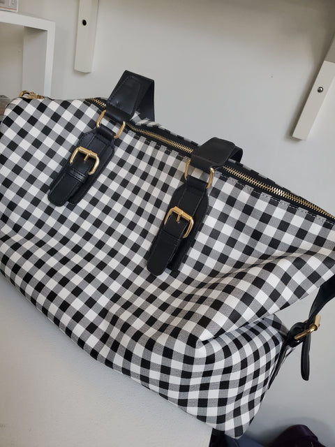 Plaid Duffle