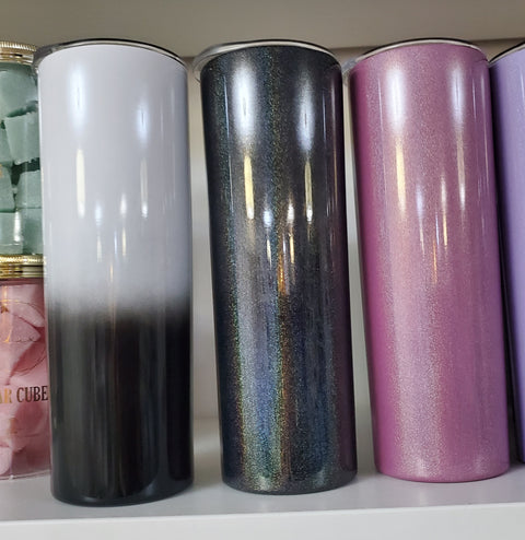 Thin Glitter Tumbler