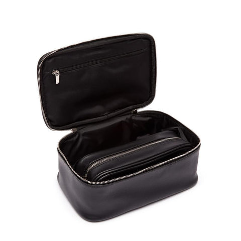 Mia 2 in one Cosmetic Case Black