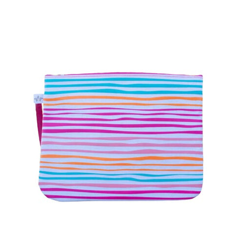 Hot pink Strip Wet Bag