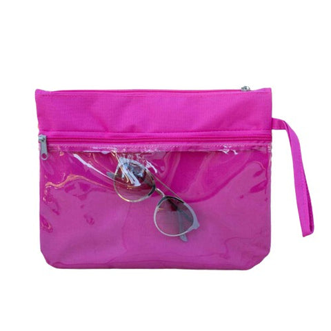 Hot pink Strip Wet Bag