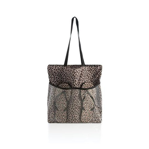 Leopard Tote and Flop Set
