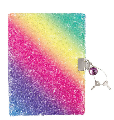 Rainbow Sequin Journal