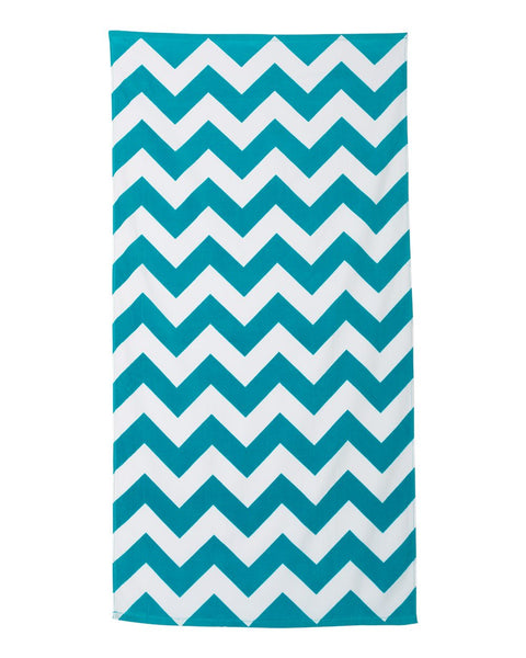 Blue Chevron Stripe