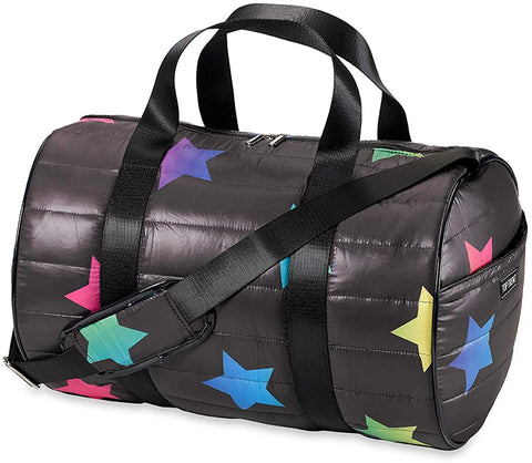 Colored Star Puffer Duffle