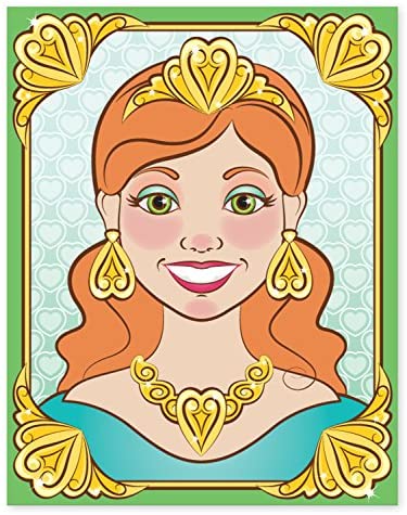 Make A face Princess Stickers