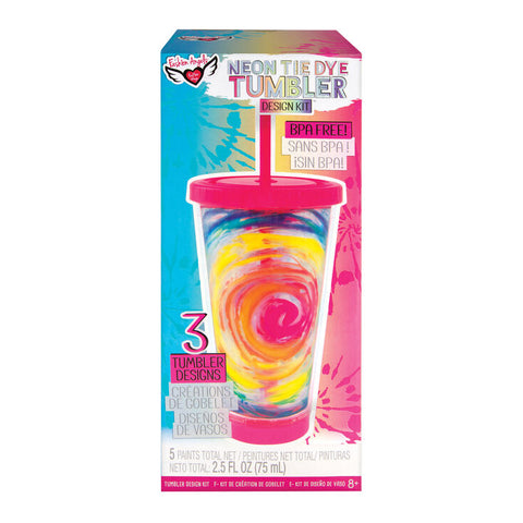 Neon Tie dye Tumber