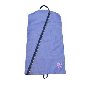 Navy Chambray Garment Bag