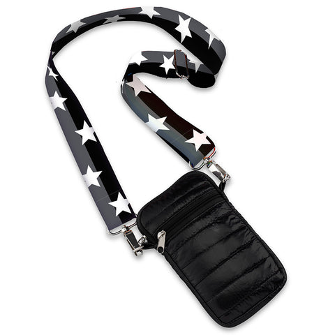 Puffer Camera Case - Black Grey Split
