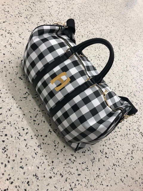 Plaid Duffle