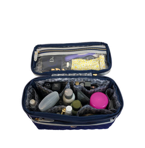 Royap Blue Train Case