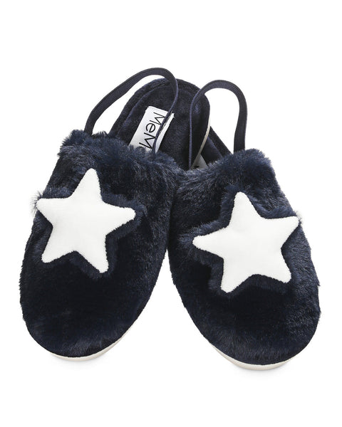 3D plush Star Slippers