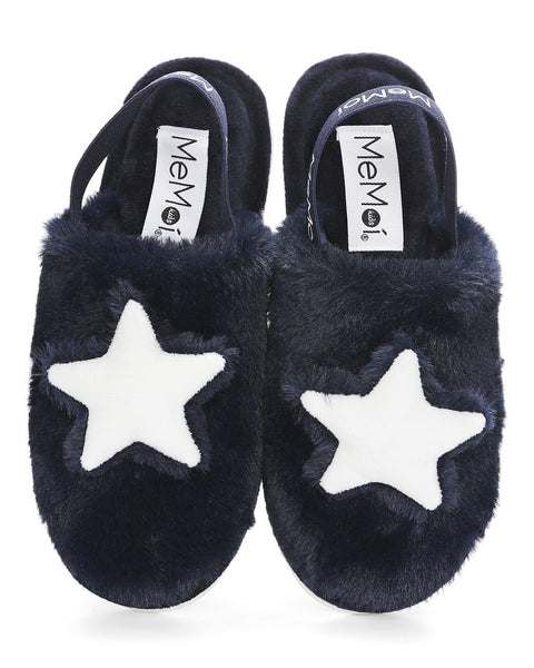 3D plush Star Slippers