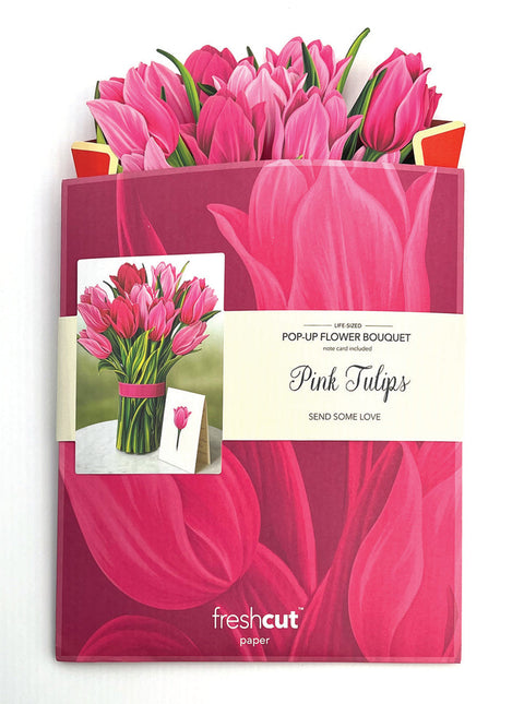 Pink Tulips Pop Up Bouquet