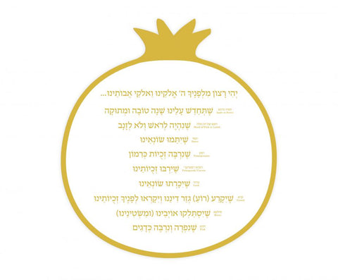 Gold Simanim Card