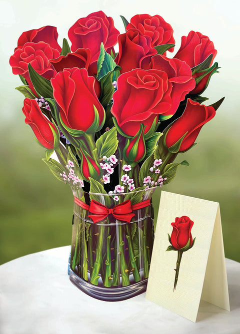 Red Roses Pop Up Bouquet