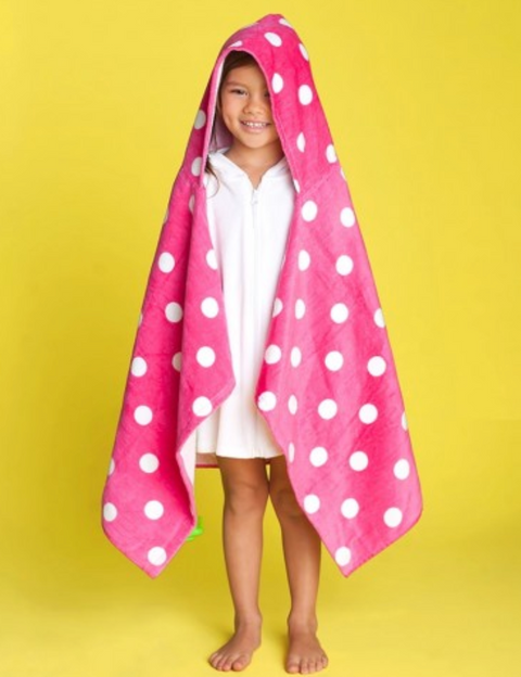 Pink Hooded Towel