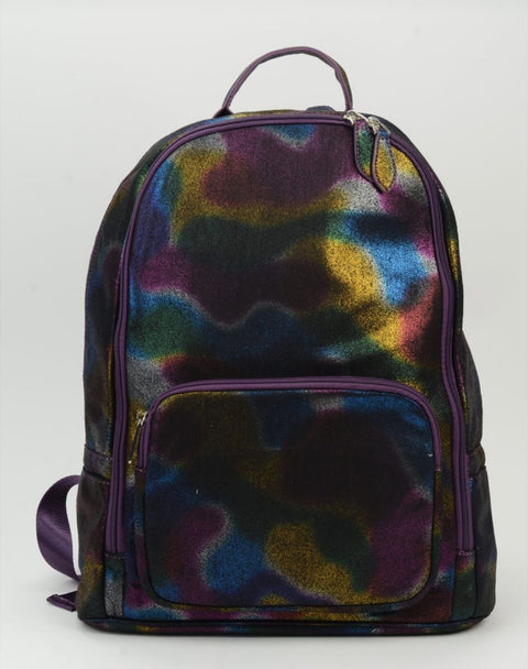 Purple Holographic Backpack