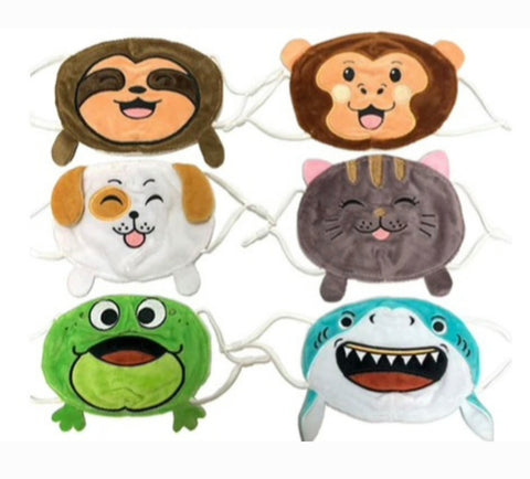 Plush Animal Face Mask