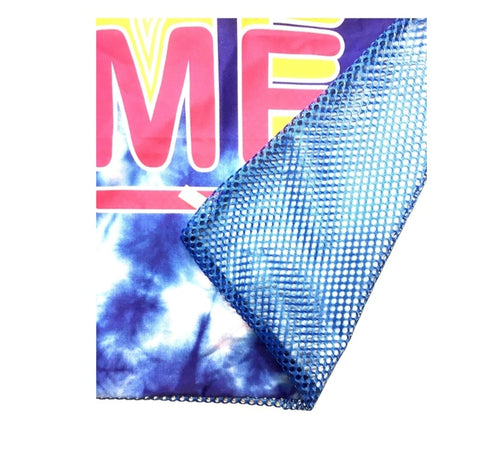 Blue Tie Dye Laundry Bag