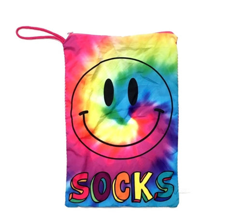 Rainbow Tie Dye Sock Bag