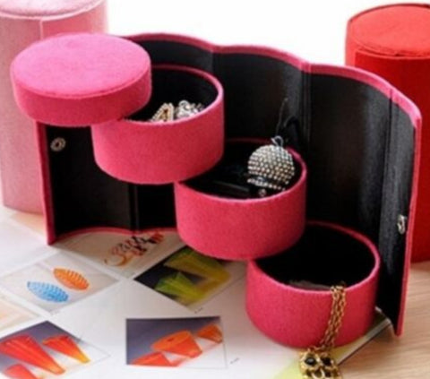 Pink Jewlery Roll Up