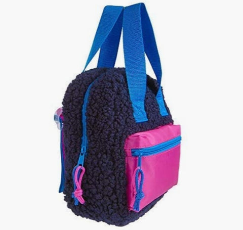Mini Sherpa Backpack - Blue