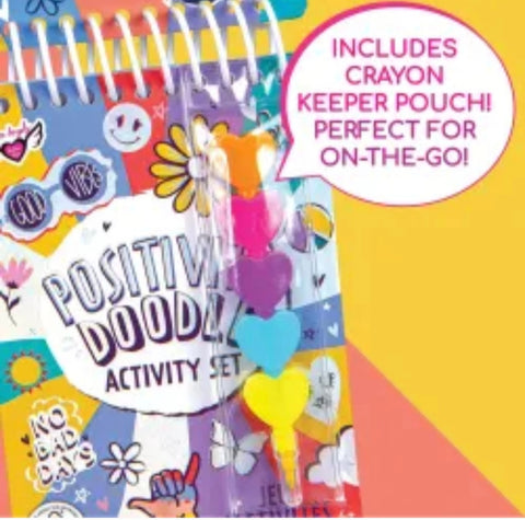 Positivity Doodle notebook