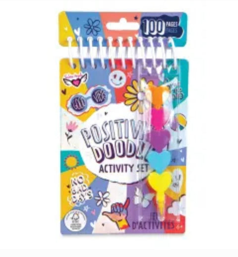 Positivity Doodle notebook