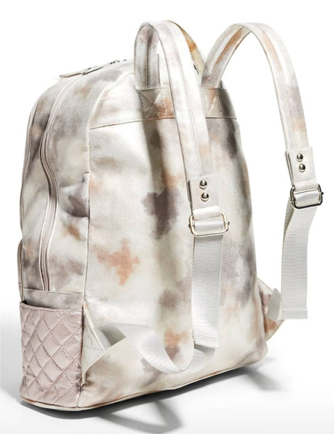 Marble Quilted Backpack
