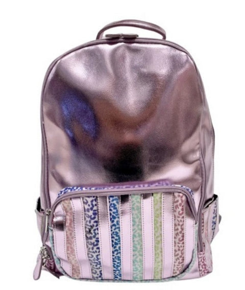 Pink Leopard Backpack