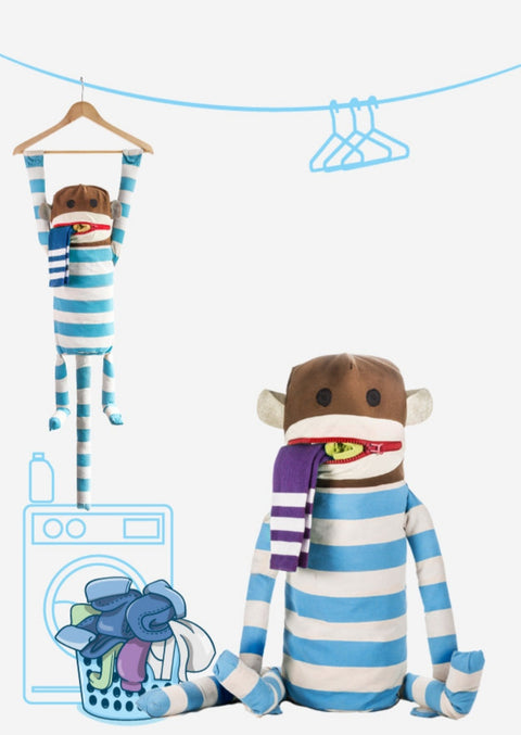 Sock Monkey Laundry Bag