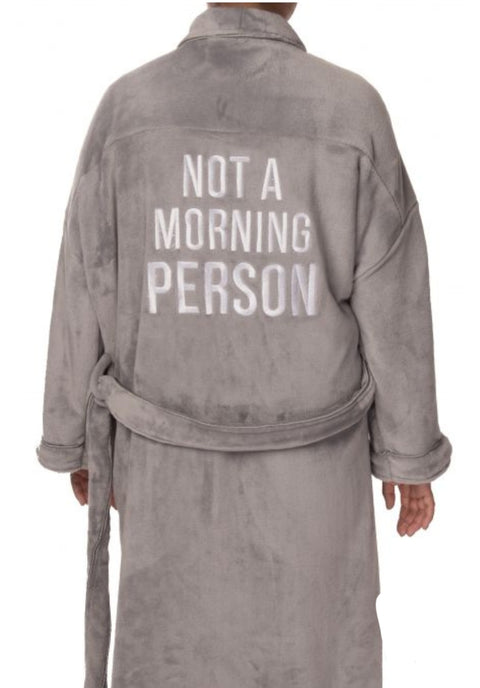 Cozy Grey Robe