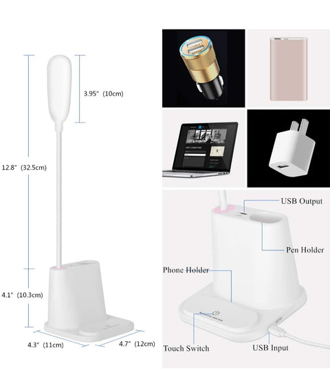Desk Organizer With Led Light