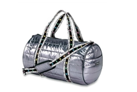 Paint Splatter Puffer Duffle
