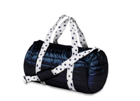Navy Star Puffer Duffle